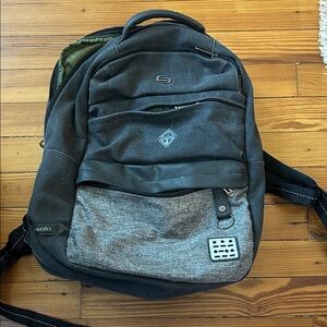 Solo Charcoal and Heather Gray Men's Backpack